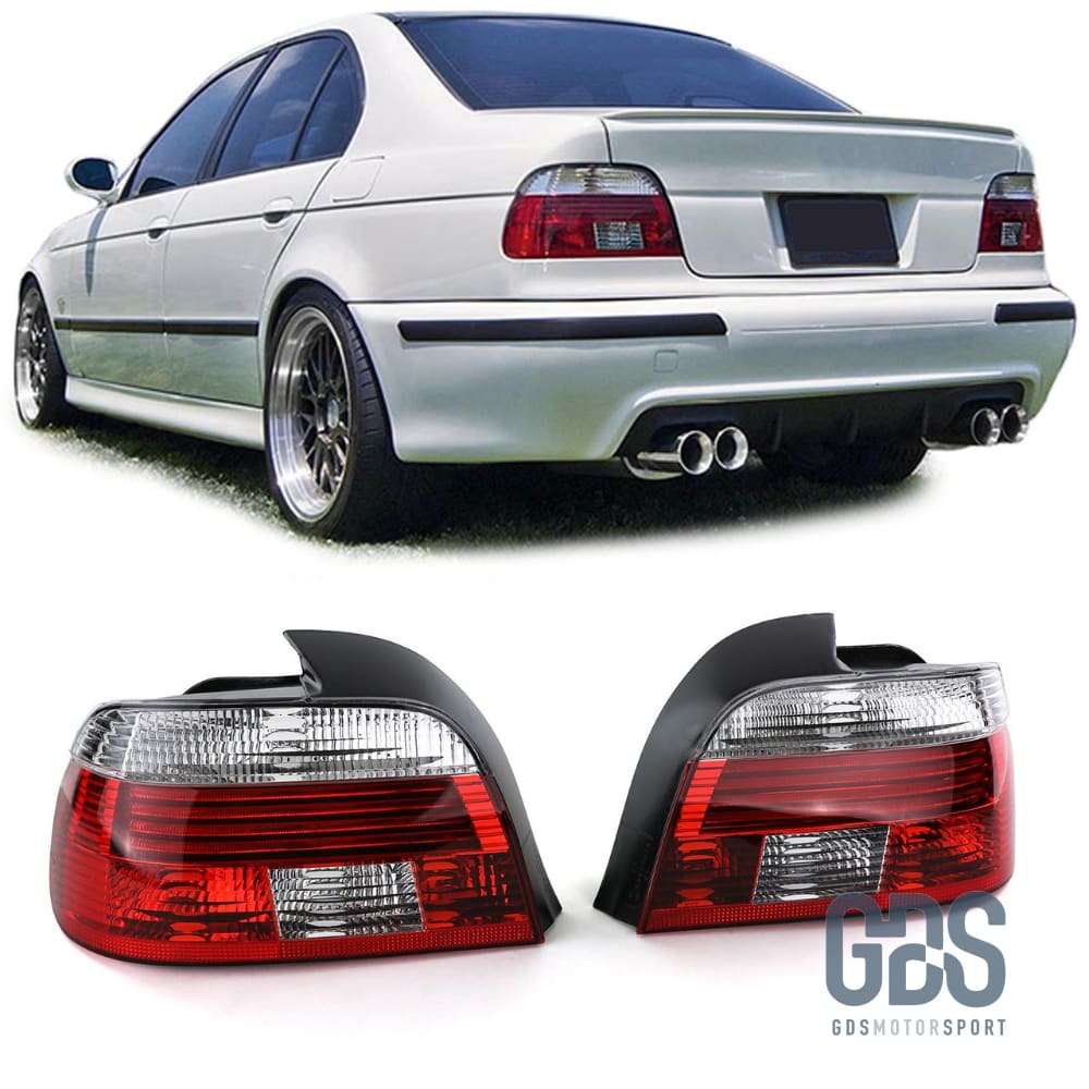 Feux arrières Look Phase 2 Cristal pour BMW E39 Berline 1 1995-2000 - PHARES FEUX - GDS Motorsport
