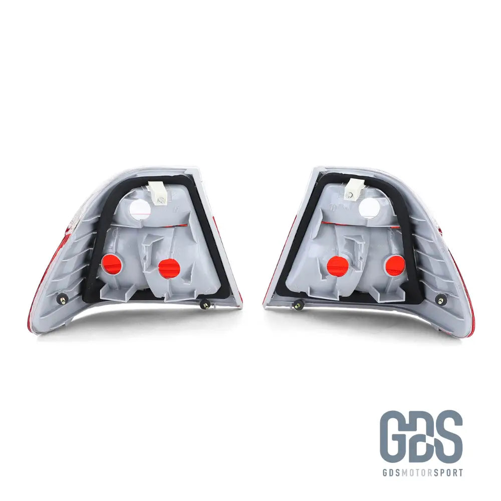 Feux arrières Rouge Blanc pour BMW E46 Berline Phase 1 1998 à 2001 - PHARES FEUX - GDS Motorsport