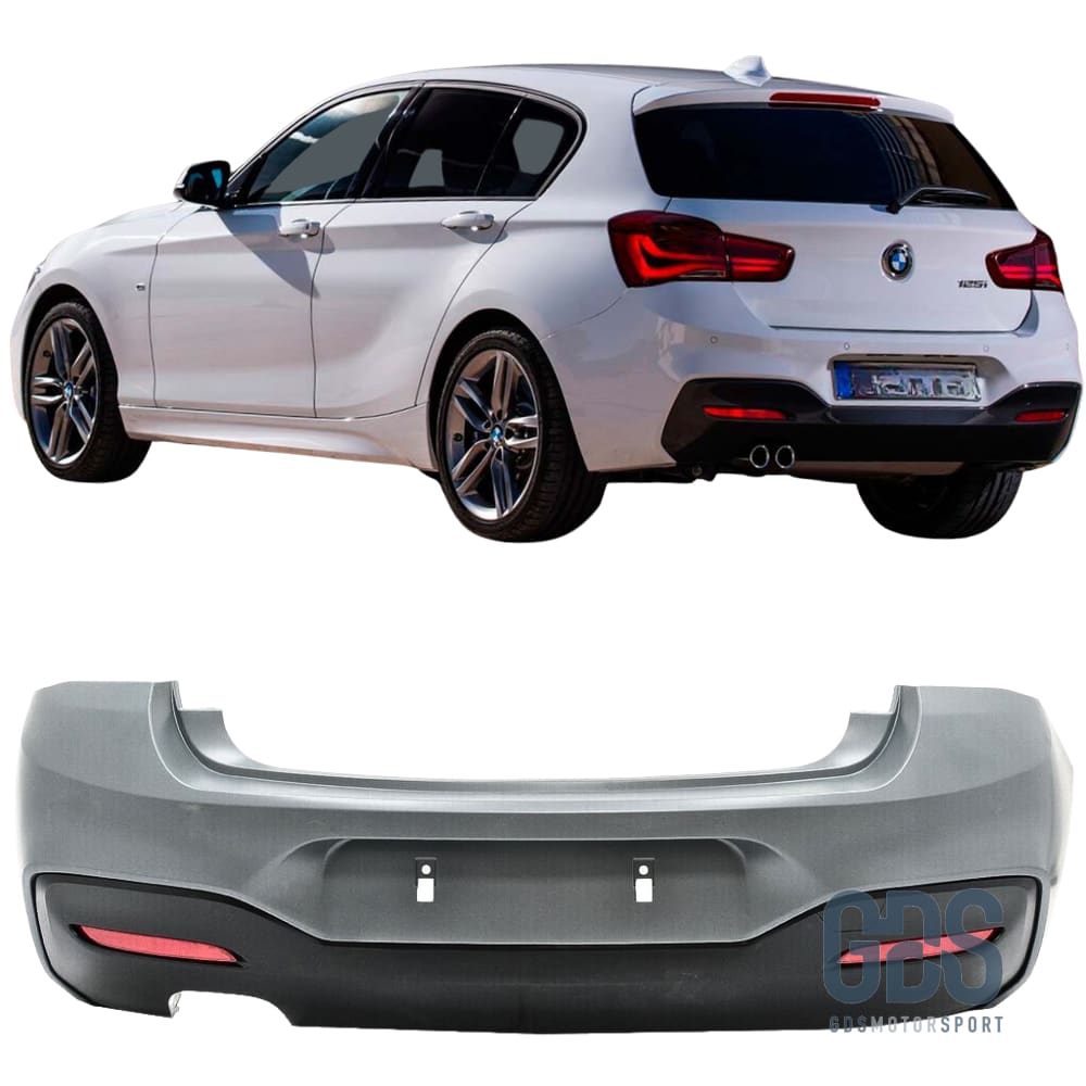 Pare choc arrière Pack M pour BMW F20 F21 Phase 2 Double sortie gauche Choc kit carrosserie GDS Motorsport