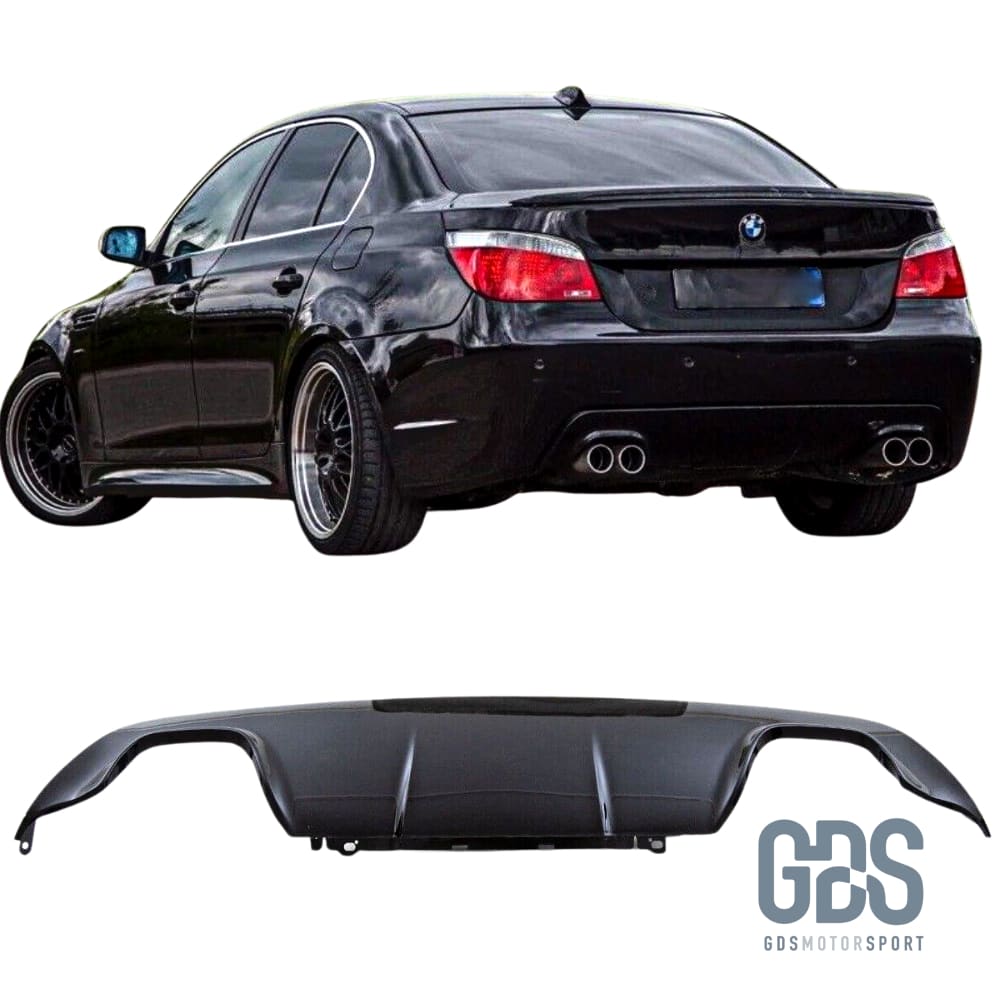 Diffuseur double sortie gauche et droite pare choc arriere Pack M BMW E60 E61 - Pare Choc - GDS Motorsport
