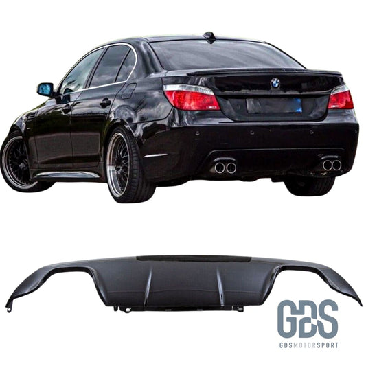 Diffuseur double sortie gauche et droite pare choc arriere Pack M BMW E60 E61 - Pare Choc - GDS Motorsport