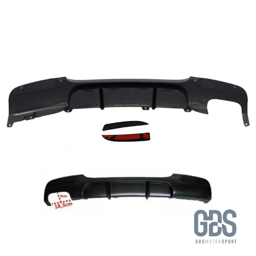 Diffuseur pare choc arrière BMW serie 3 E90 / E91 Look pack M Performance - Pare Choc kit carrosserie - GDS Motorsport