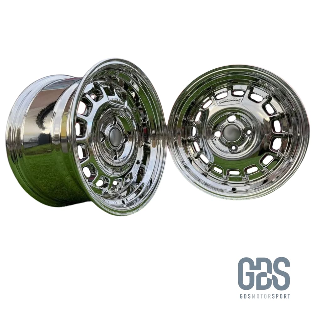 4 jantes Classic Steel Type 2 Chrome BMW R15’’ X 8’’ ET20 - Jantes et pneus - GDS Motorsport
