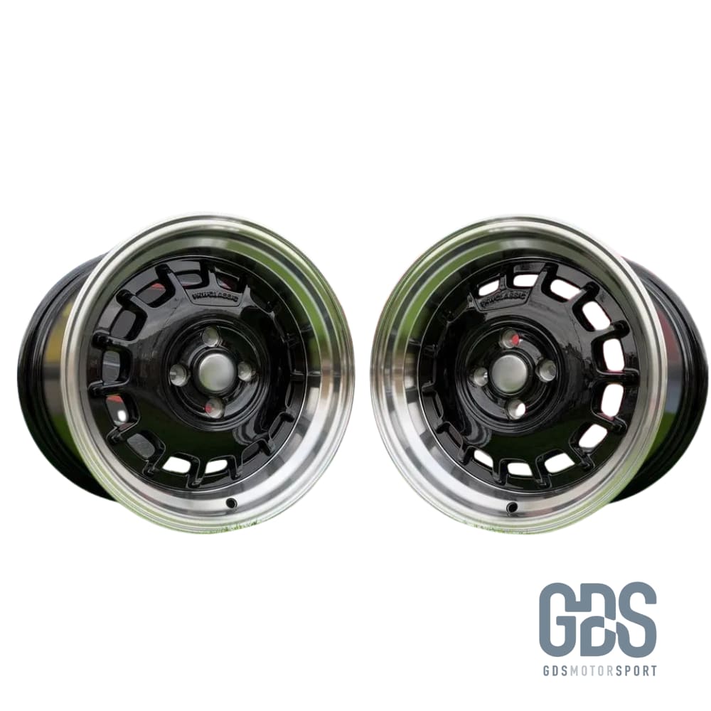 4 jantes Classic Steel Type 2 Noir BMW R15’’ X 8’’ ET20 - Jantes et pneus - GDS Motorsport
