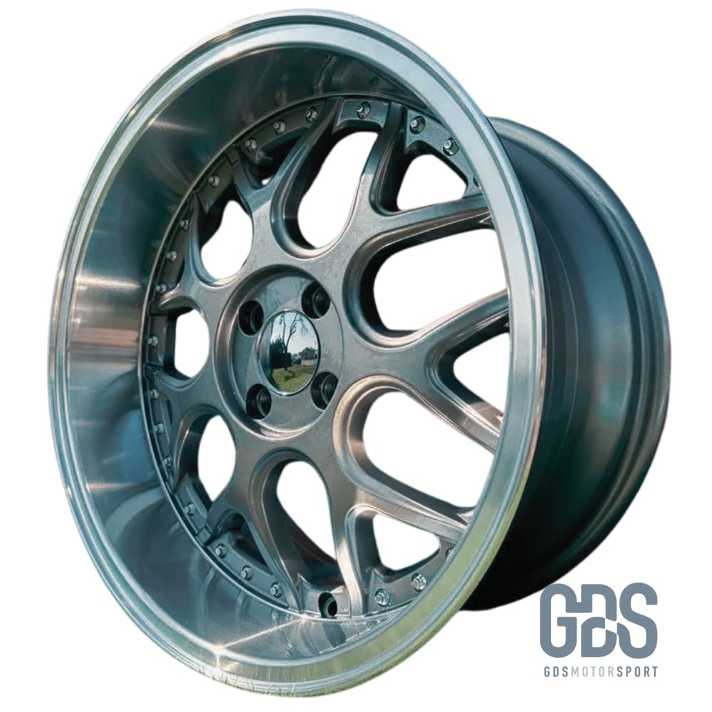 4 jantes look Smart BRABUS Centre Gris metal BMW R17’’ X 8.5’’ ET20 - Jantes et pneus - GDS Motorsport
