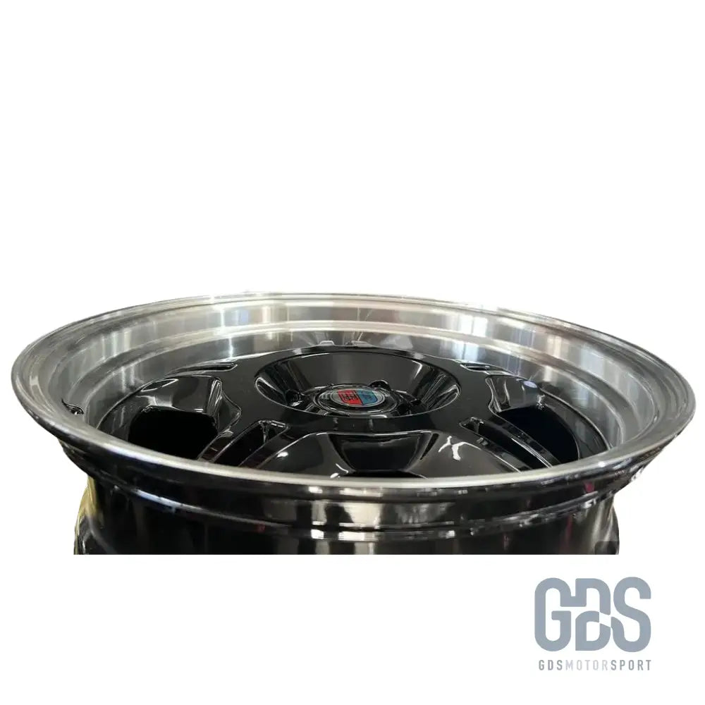 4 jantes look style 24 m3 e36 bmw noir brillant r17’’ x 8’’ et30 - jantes et pneus