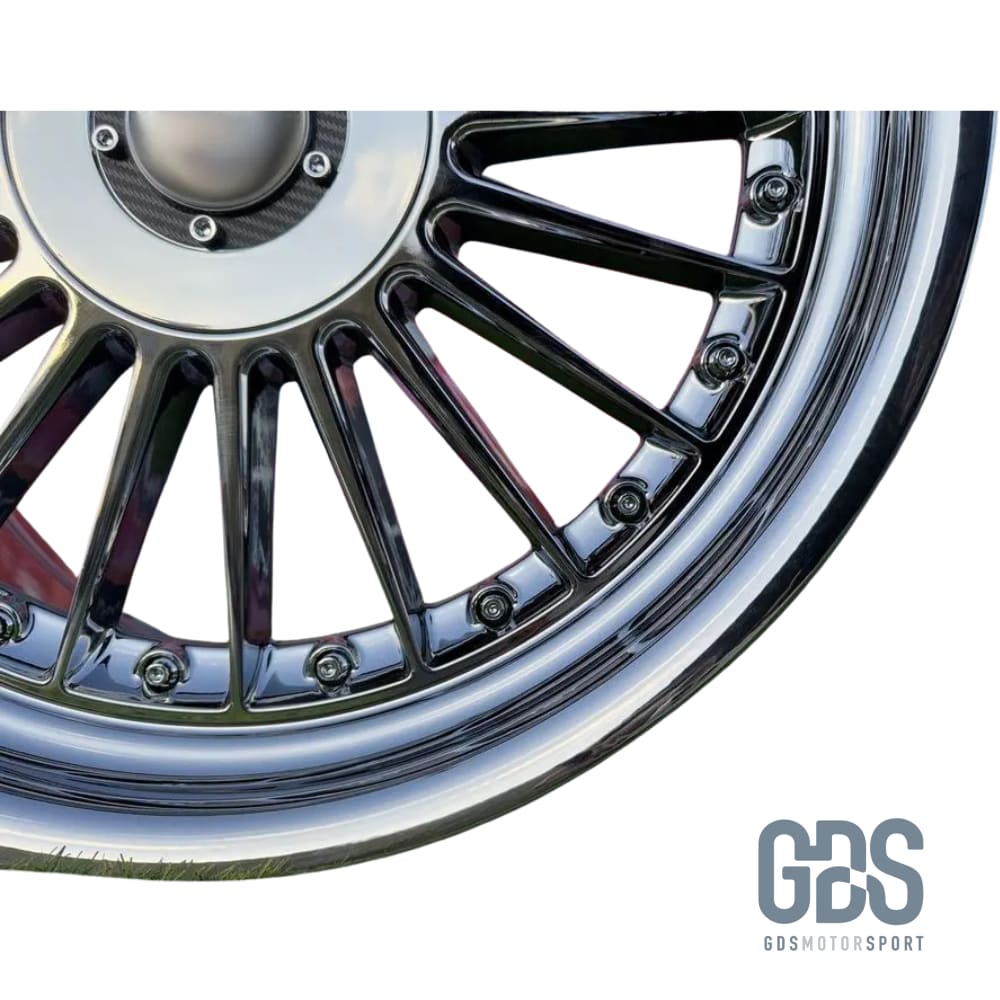 4 jantes style Alpina classique Chromé BMW R17’’ X 8 ET20 9’’ ET15 - Jantes et pneus - GDS Motorsport