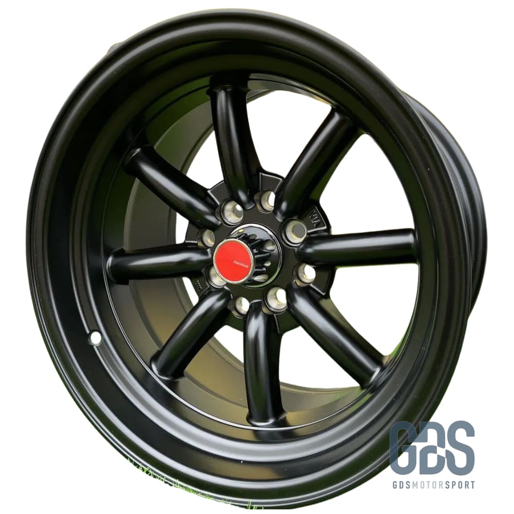 4 jantes style Watanabe Noir Mate BMW R15’’ X 9’’ ET0 10.5’’ ET-15 - Jantes et pneus - GDS Motorsport