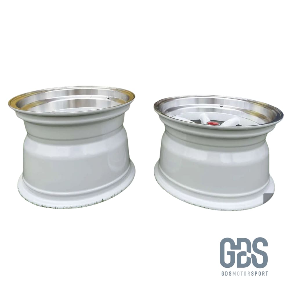 4 jantes style Watanabe Rota Blanc BMW R15’’ X 9’’ ET0 10.5’’ ET-15 - Jantes et pneus - GDS Motorsport