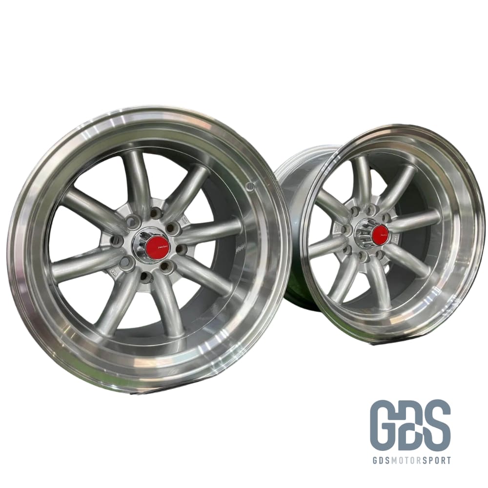 4 jantes style Watanabe Rota Gris diamant BMW R15’’ X 9’’ ET0 10.5’’ ET-15 - Jantes et pneus - GDS Motorsport