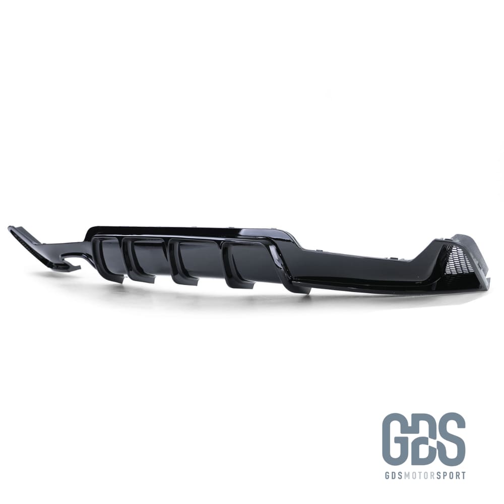Diffuseur M performance Noir Brillant pour BMW F32/ F33/ F36 Sortie Double gauche - Éléments de carrosserie - GDS Motorsport