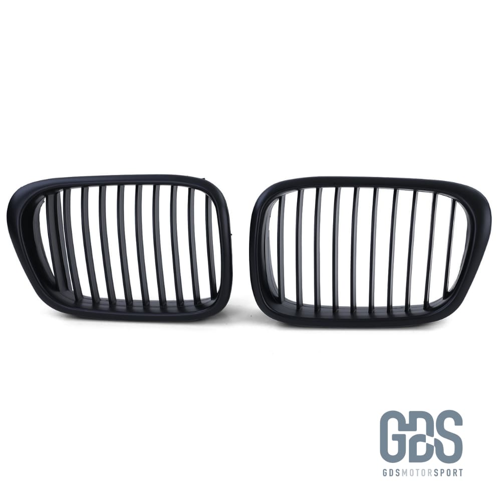 Grilles de calandre NOIR MATE bords larges BMW serie 5 E39 1995 a 2003 - Calandres - GDS Motorsport