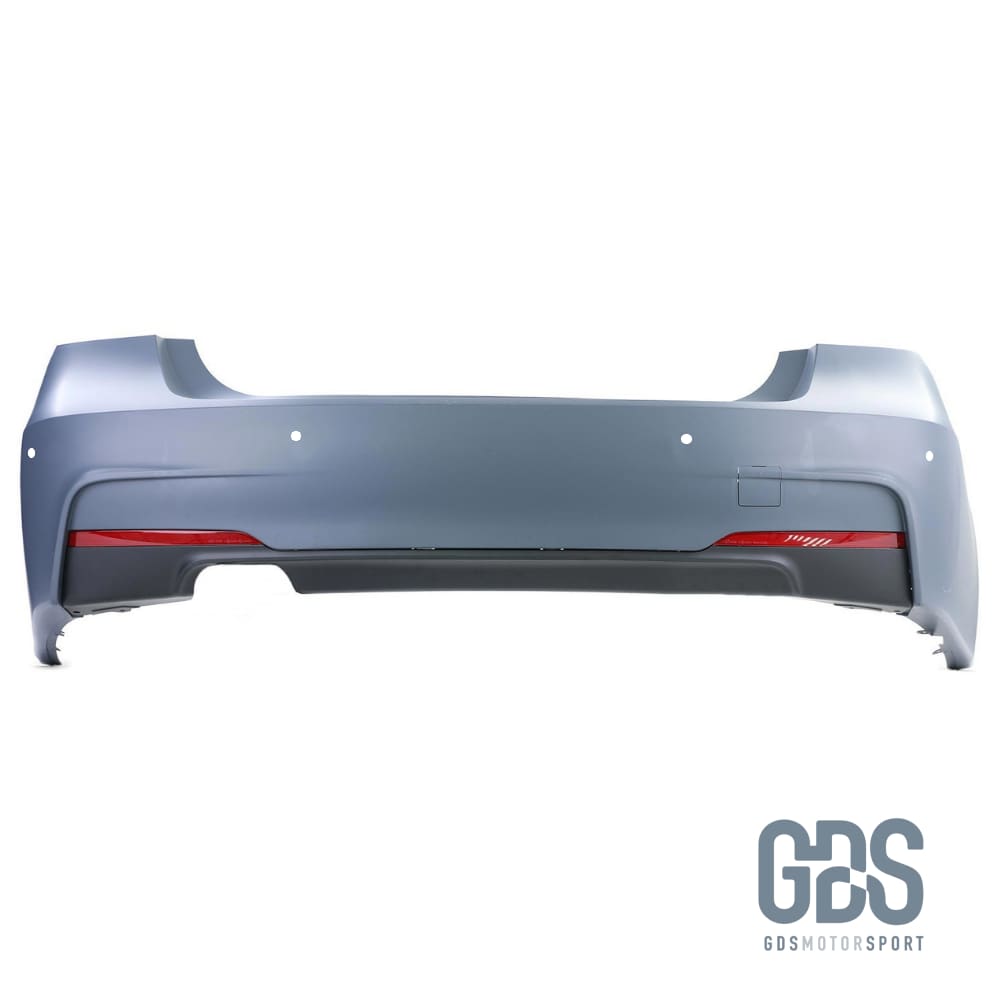 Pare choc arriere Pack M pour BMW F30 berline Sortie double gauche Diffuseur d’origine Choc kit carrosserie GDS Motorsport
