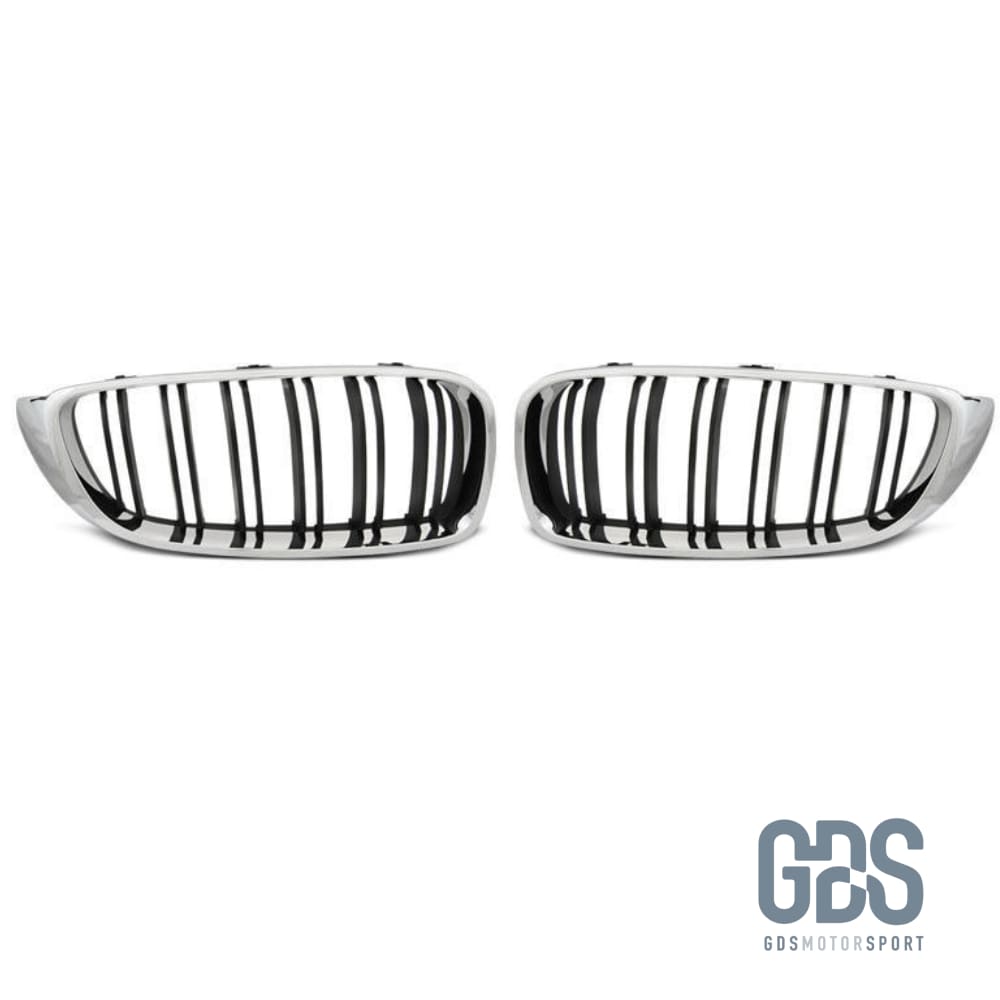 Grilles de calandre Type vrai M4 F82 BMW F32/ F33/ F36 Noir Chrome - calandres - GDS Motorsport