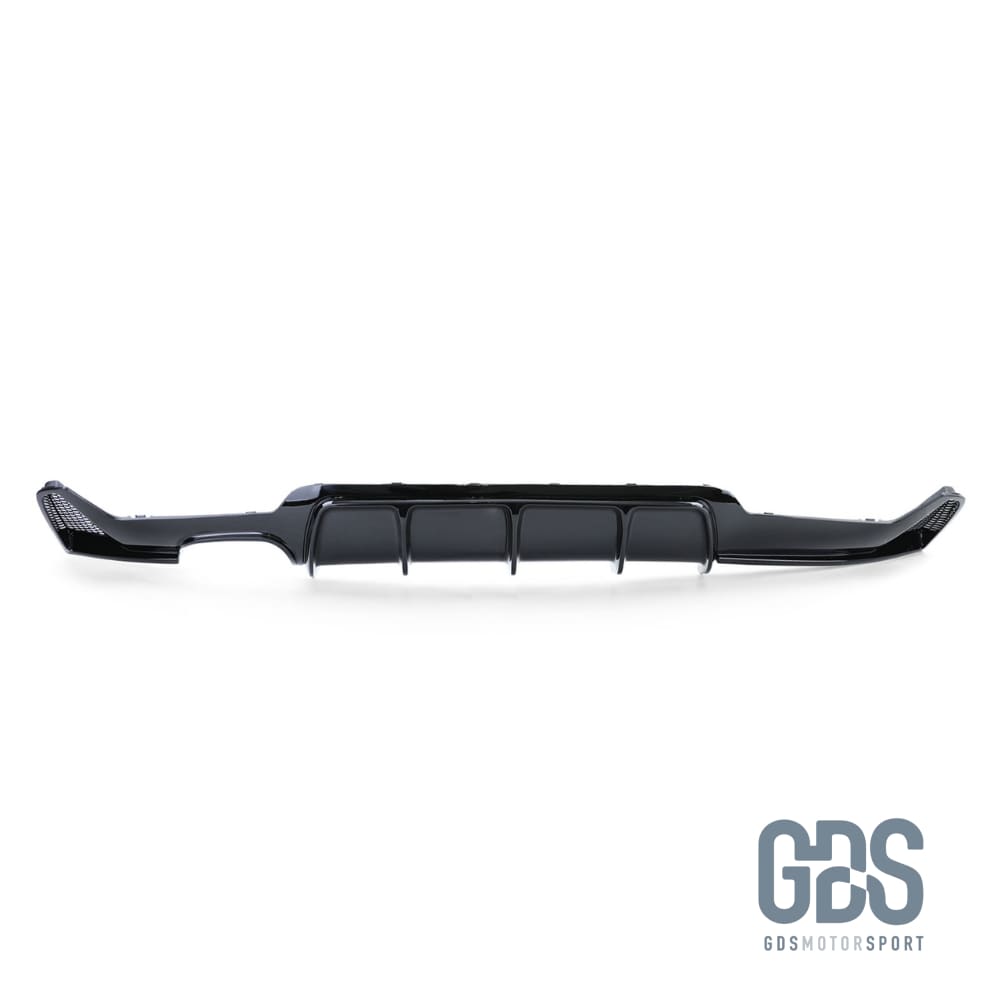 Diffuseur M performance Noir Brillant pour BMW F32/ F33/ F36 Sortie Double gauche - Éléments de carrosserie - GDS Motorsport