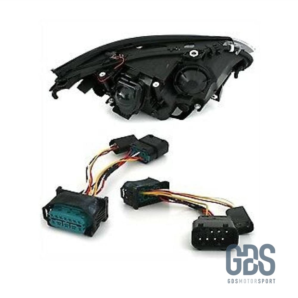 Phares Angel Eyes LED BLANC BMW Série 5 E60 / E61 Halogene H7 / PHARES FEUX - GDS Motorsport