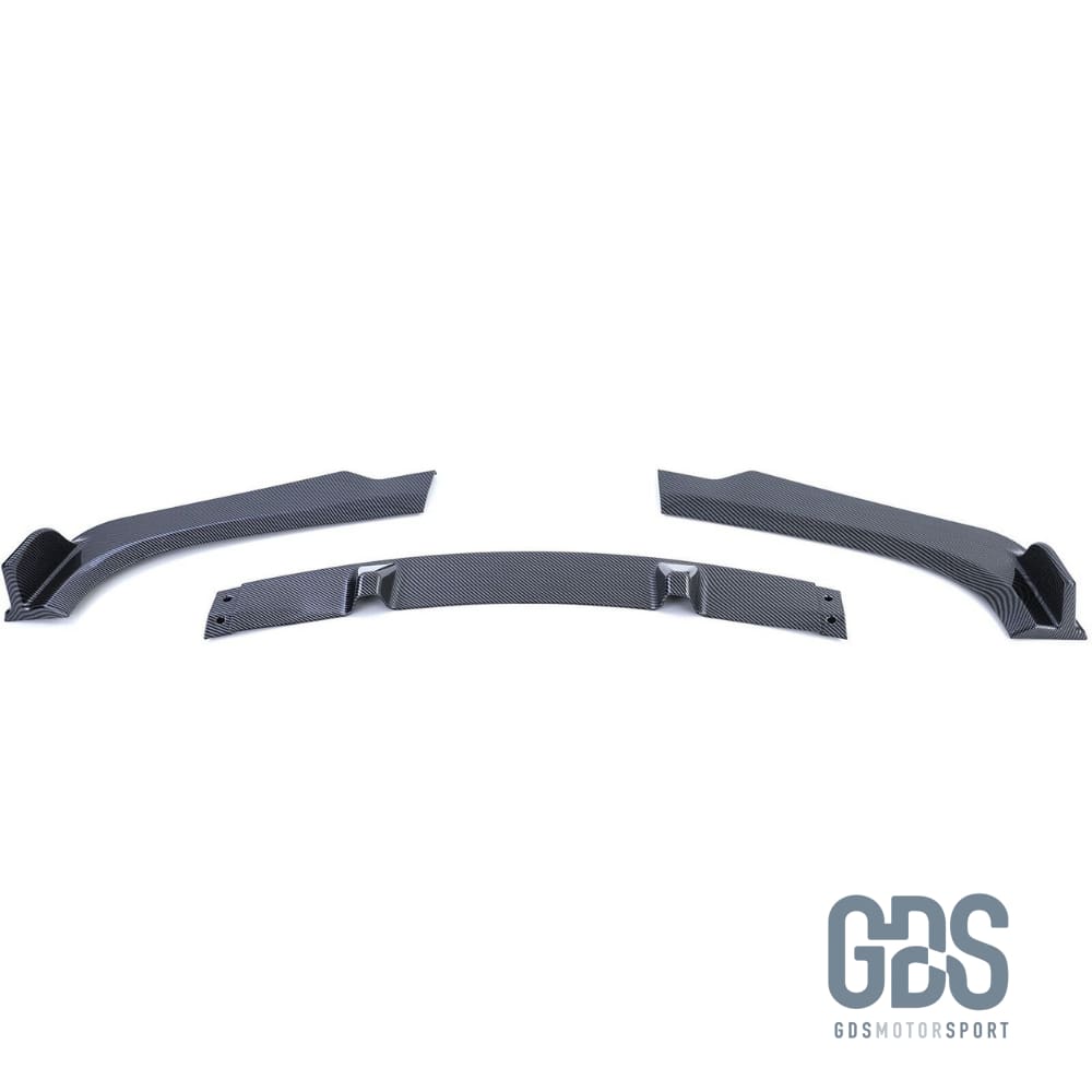 Lame M Sport pour Pare choc avant BMW E90/ E91 Phase 2 Look Carbone - Choc kit carrosserie - GDS Motorsport