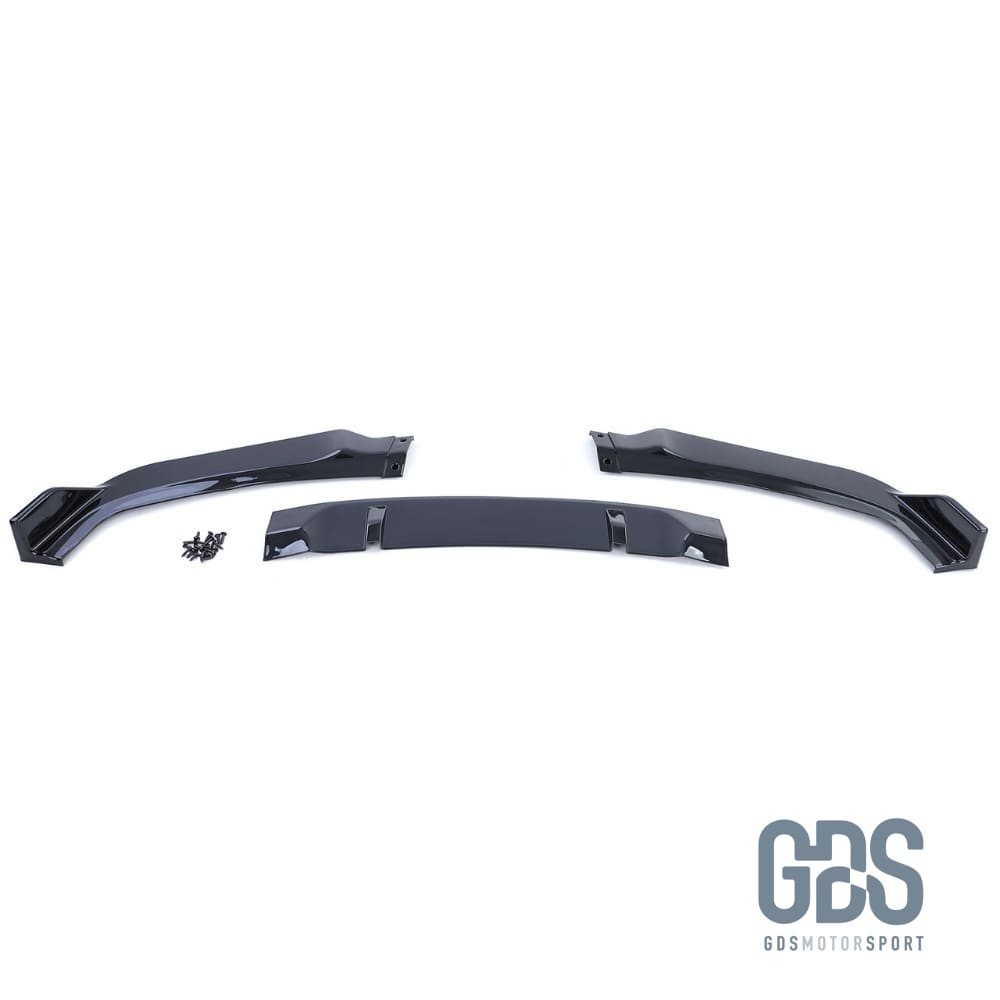 Lame M Sport pour Pare choc avant BMW E90/ E91 Pack Phase 1 Noir Brillant - Choc kit carrosserie - GDS Motorsport