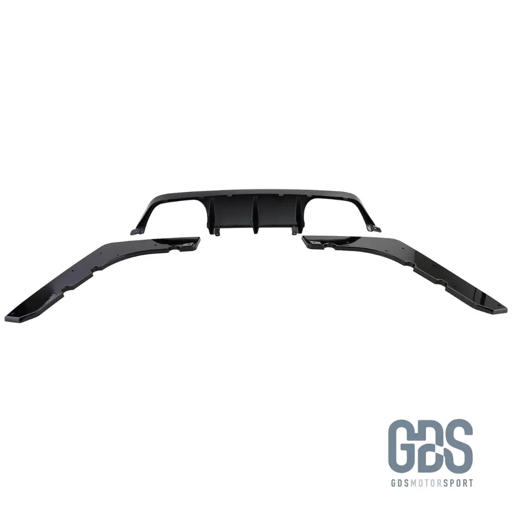 Diffuseur M performance pour Pare choc arriere BMW M4 F82/ F83 Noir Brillant - Éléments de carrosserie - GDS Motorsport