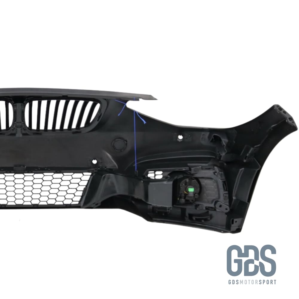 Pare choc avant Look M235I pour BMW F20/ F21 phase 1 Avec antibrouillards Choc kit carrosserie GDS Motorsport