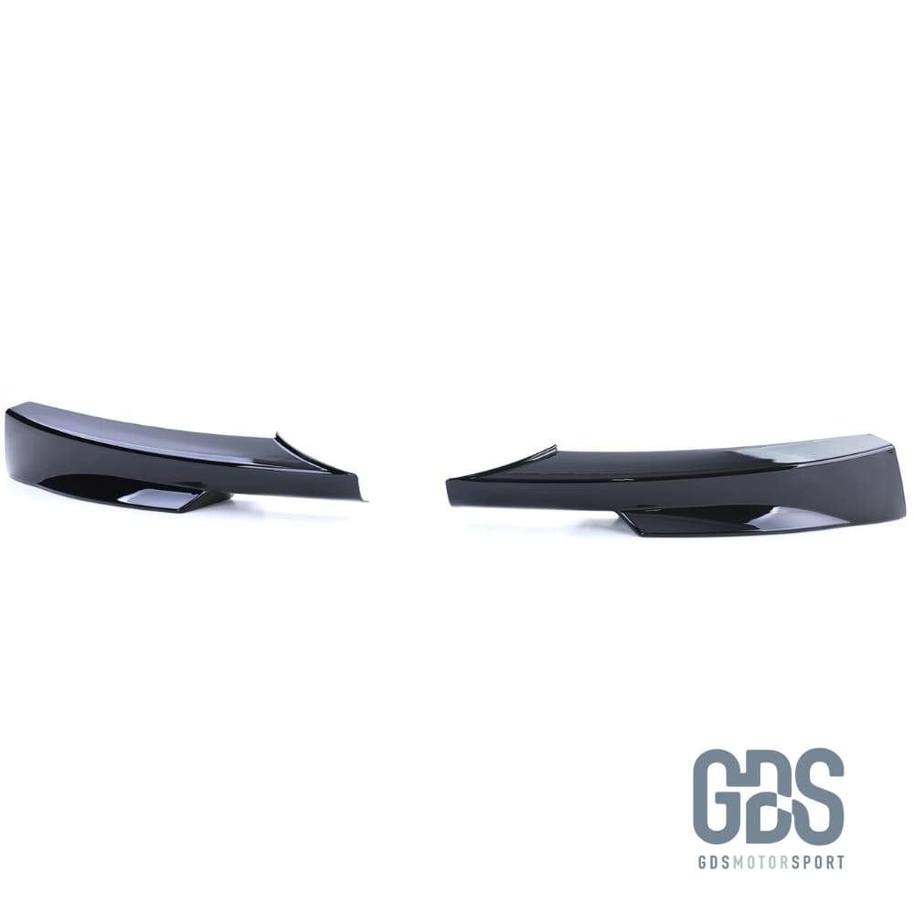 Splitter rajout de pare choc avant BMW E90 berline E91 touring Pack M Phase 2 Noir Brillant - Éléments carrosserie - GDS Motorsport