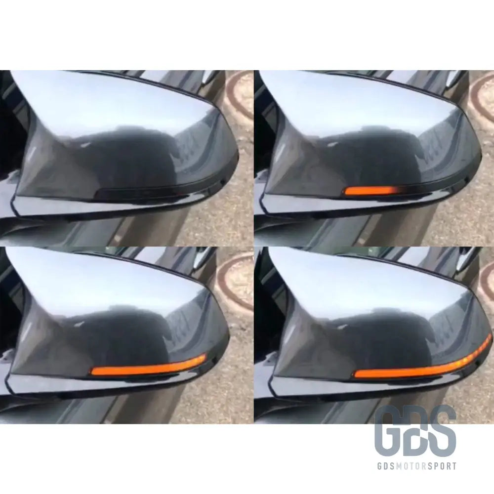 Clignotants répétiteurs led dynamique pour bmw série 3 f30 / f31 fumé noir - clignotants