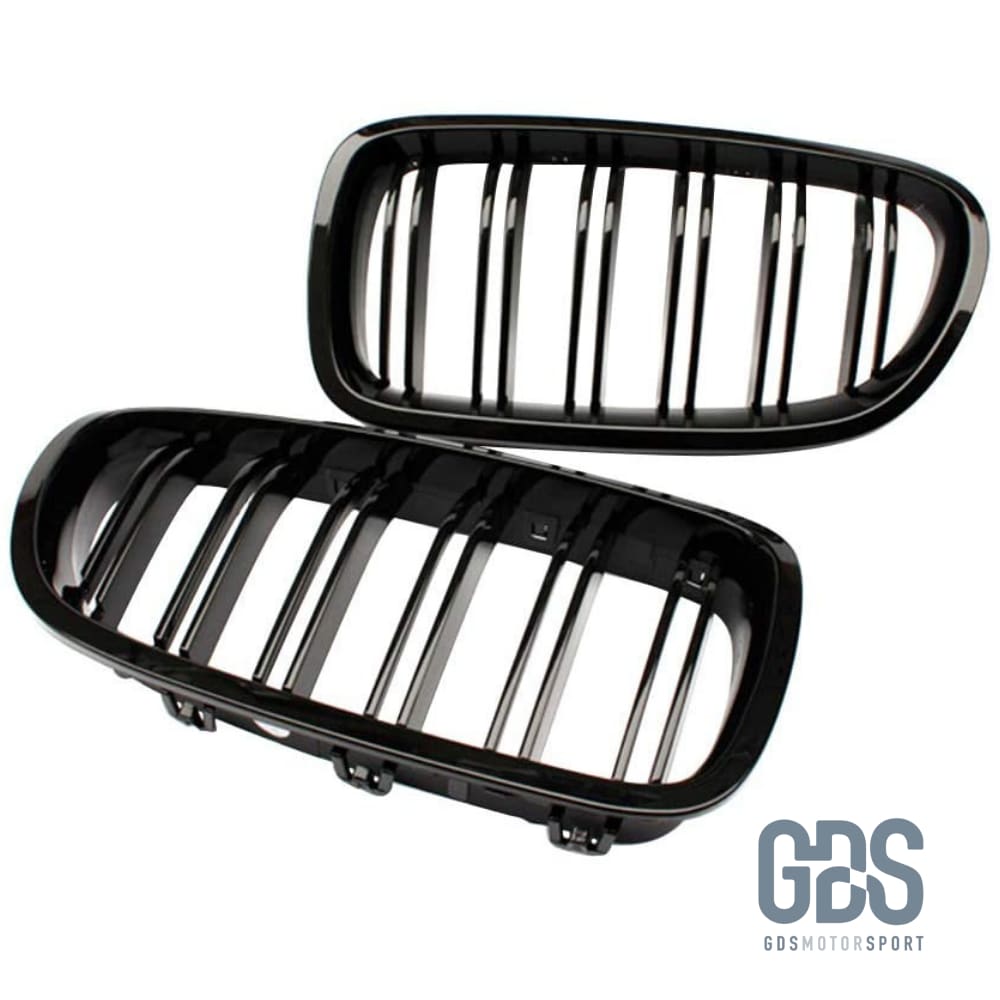 Grilles de calandre Look M5 Double lame Noir brillant BMW F10 / F11 - Calandres - GDS Motorsport