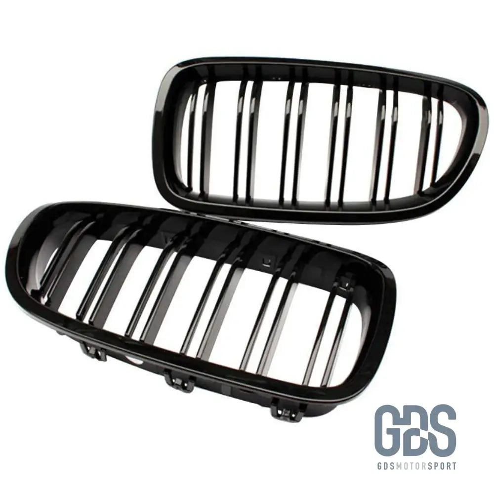 Grilles de calandre Look M5 Double lame Noir brillant BMW F10 / F11 - Calandres - GDS Motorsport