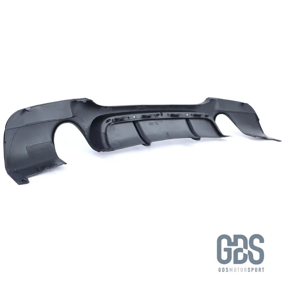 Diffuseur pare choc arrière BMW E90 / E91 Look M Performance 4 sorties Noir Brillant - Pare Choc kit carrosserie - GDS Motorsport