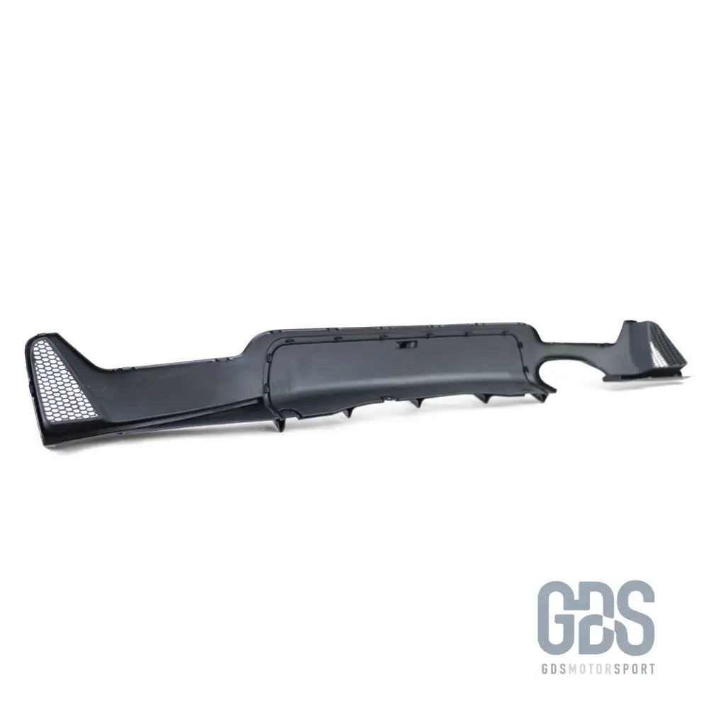 Diffuseur m performance pour bmw série 4 f32 f33 f36 - sortie double gauche noir brillant - arrière