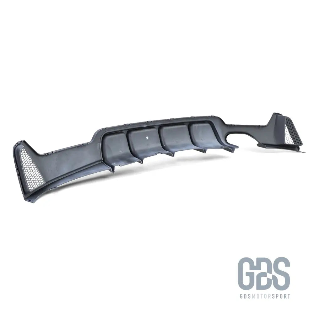 Diffuseur m performance pour bmw série 4 f32 f33 f36 sortie double gauche noir mat - arrière