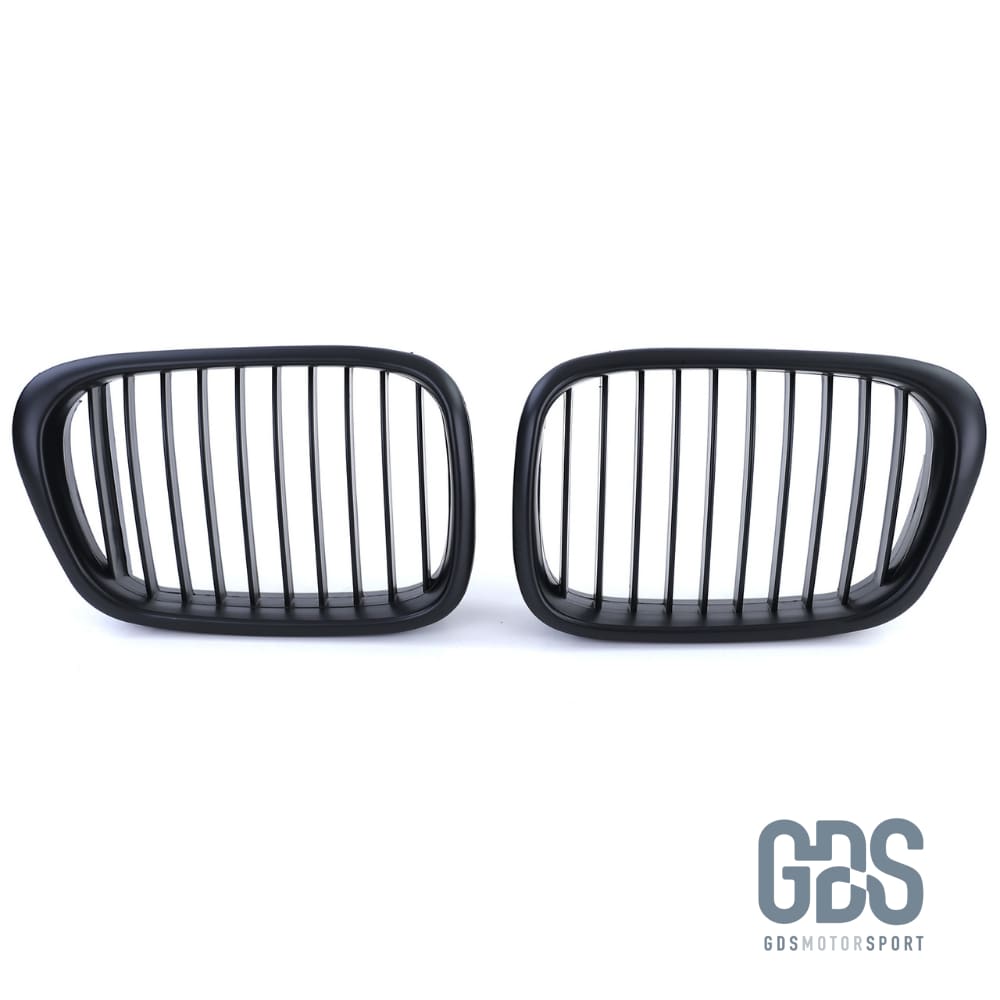 Grilles de calandre NOIR MATE bords larges BMW serie 5 E39 1995 a 2003 - Calandres - GDS Motorsport