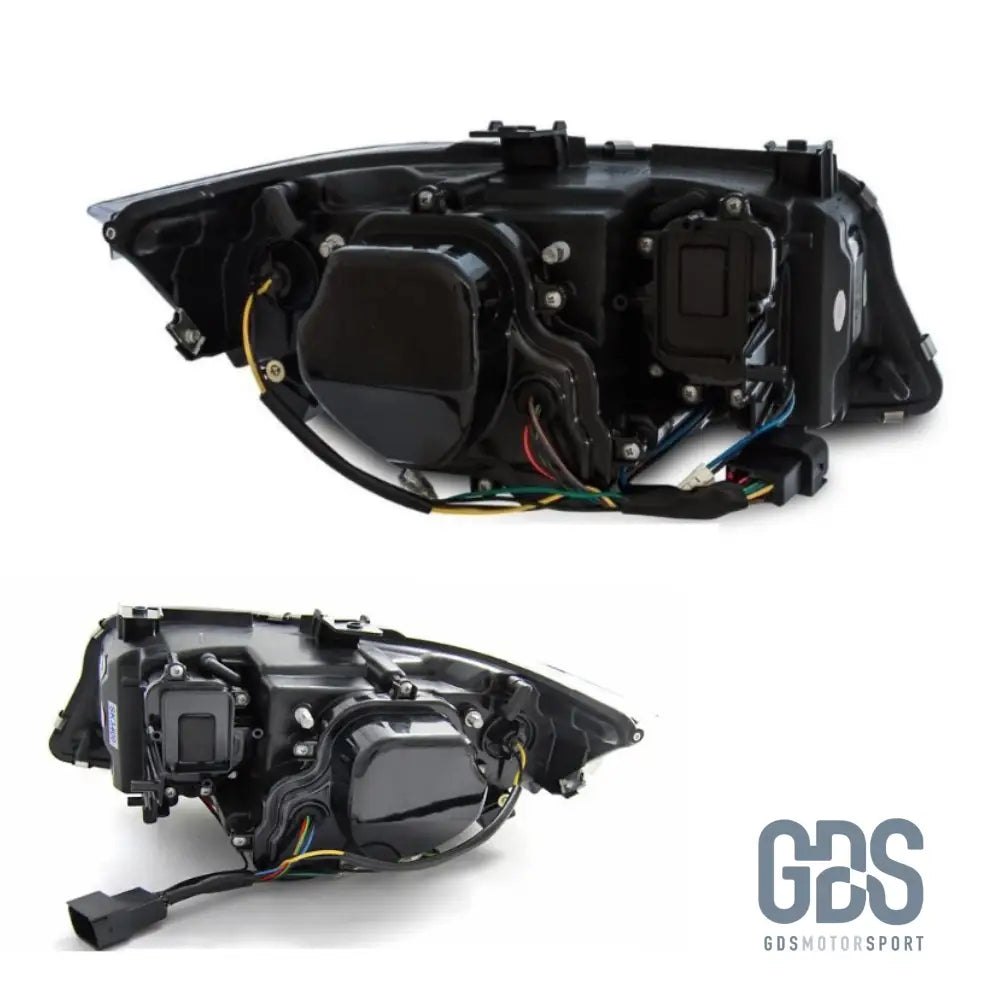 Phares Angel Eyes LED Blanc BMW E90/ E91 de 2005 a 2008 Halogène H7 - PHARES FEUX - GDS Motorsport