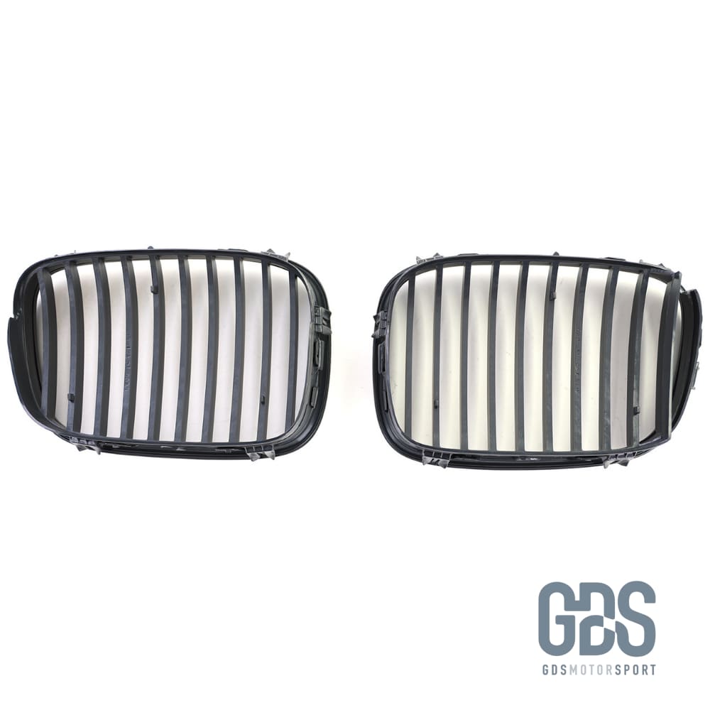 2 Grilles de calandre NOIR MATE Bords fins BMW serie 5 E39 1995 a 2003 - Calandres - GDS Motorsport