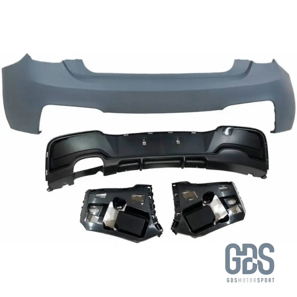 Pare choc arrière Pack M Performance pour BMW F20 F21 Phase 1 Double sortie gauche - Choc kit carrosserie - GDS Motorsport
