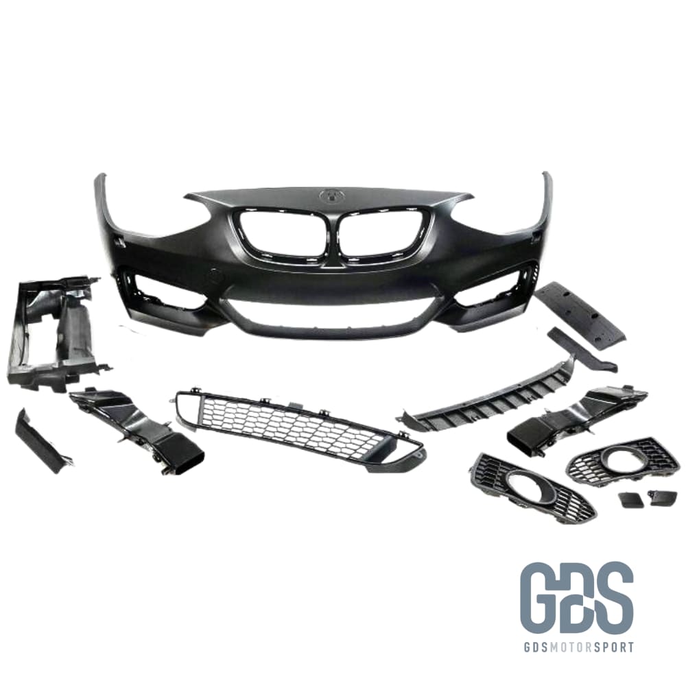 Pare choc avant Look M235I pour BMW F20/ F21 phase 1 Avec antibrouillards Choc kit carrosserie GDS Motorsport