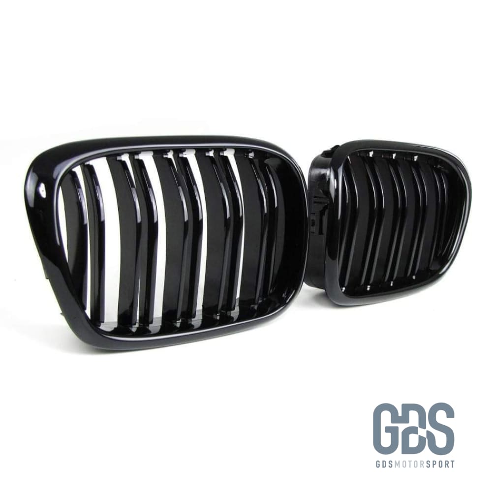 Grilles de calandre Double Barrette NOIR BRILLANT BMW serie 5 E39 look M5 - Calandres - GDS Motorsport