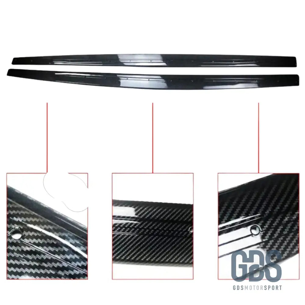 Lames de Bas caisse M Performance pour BMW F20 Look Carbone - Pièces châssis et carrosserie - GDS Motorsport