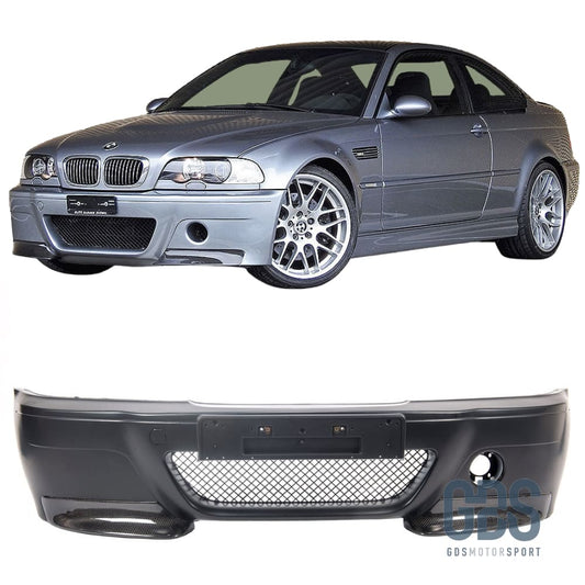 Pare choc avant style M3 CSL Pour BMW E46 série 3 Coupé / Cabriolet Choc GDS Motorsport