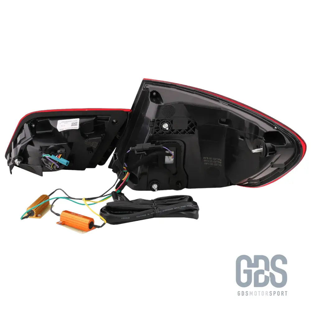 Feux arrière oled 3d dynamique light bar fond noir pour bmw série 5 f10 berline - arriere
