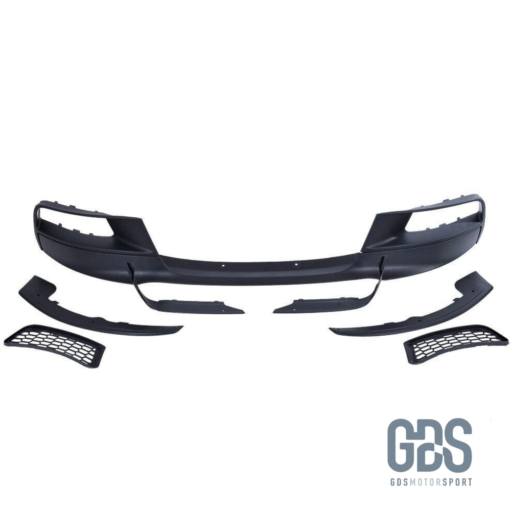 Lame M Performance EVO pour Pare choc avant Pack BMW F20/ F21 Ph1 Noir Mate - Choc kit carrosserie - GDS Motorsport