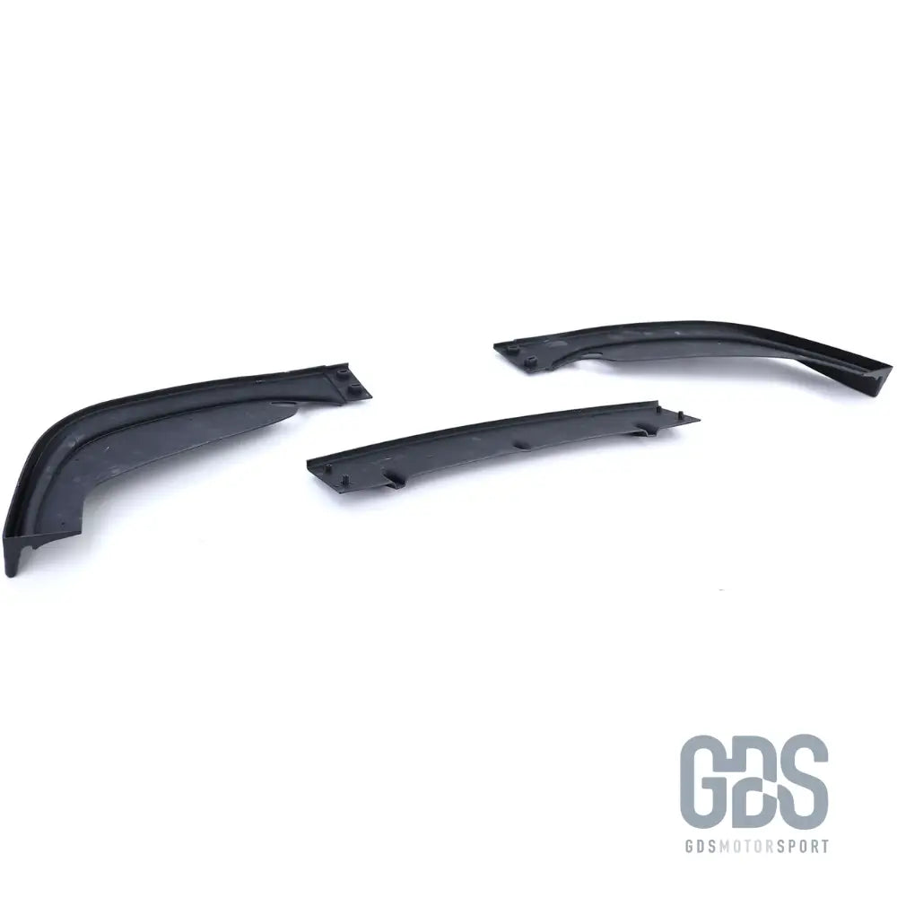 Lame m performance noir brillant pour pare-choc avant look m2 bmw série 3 e46