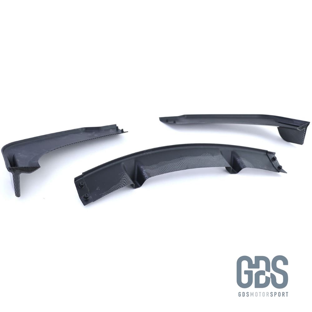 Lame M Sport pour Pare choc avant BMW E90/ E91 Phase 2 Look Carbone - Choc kit carrosserie - GDS Motorsport