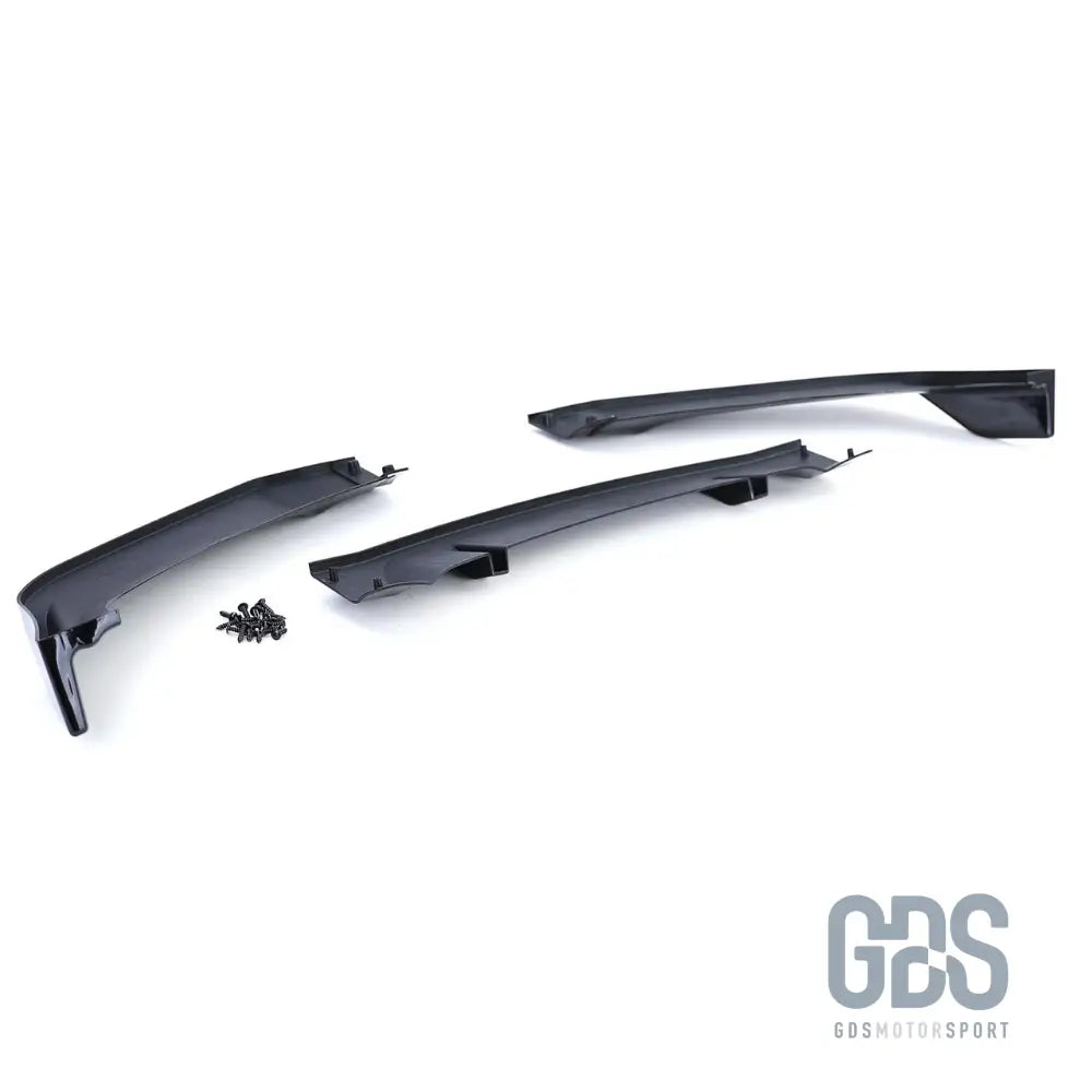Lame m sport pare-choc avant bmw série 3 e90/e91 pack phase 1 noir brillant