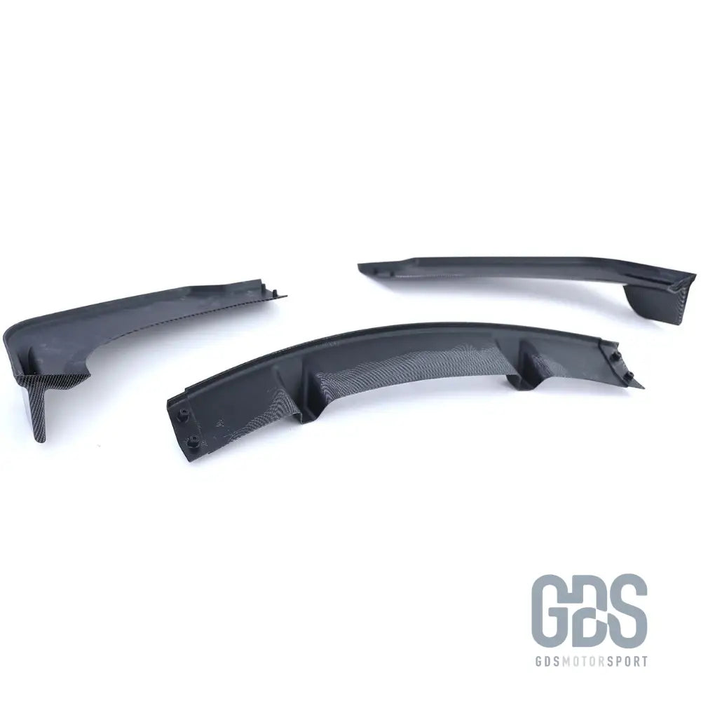 Lame m sport pare-choc avant bmw série 3 e90/e91 phase 2 lci look carbone