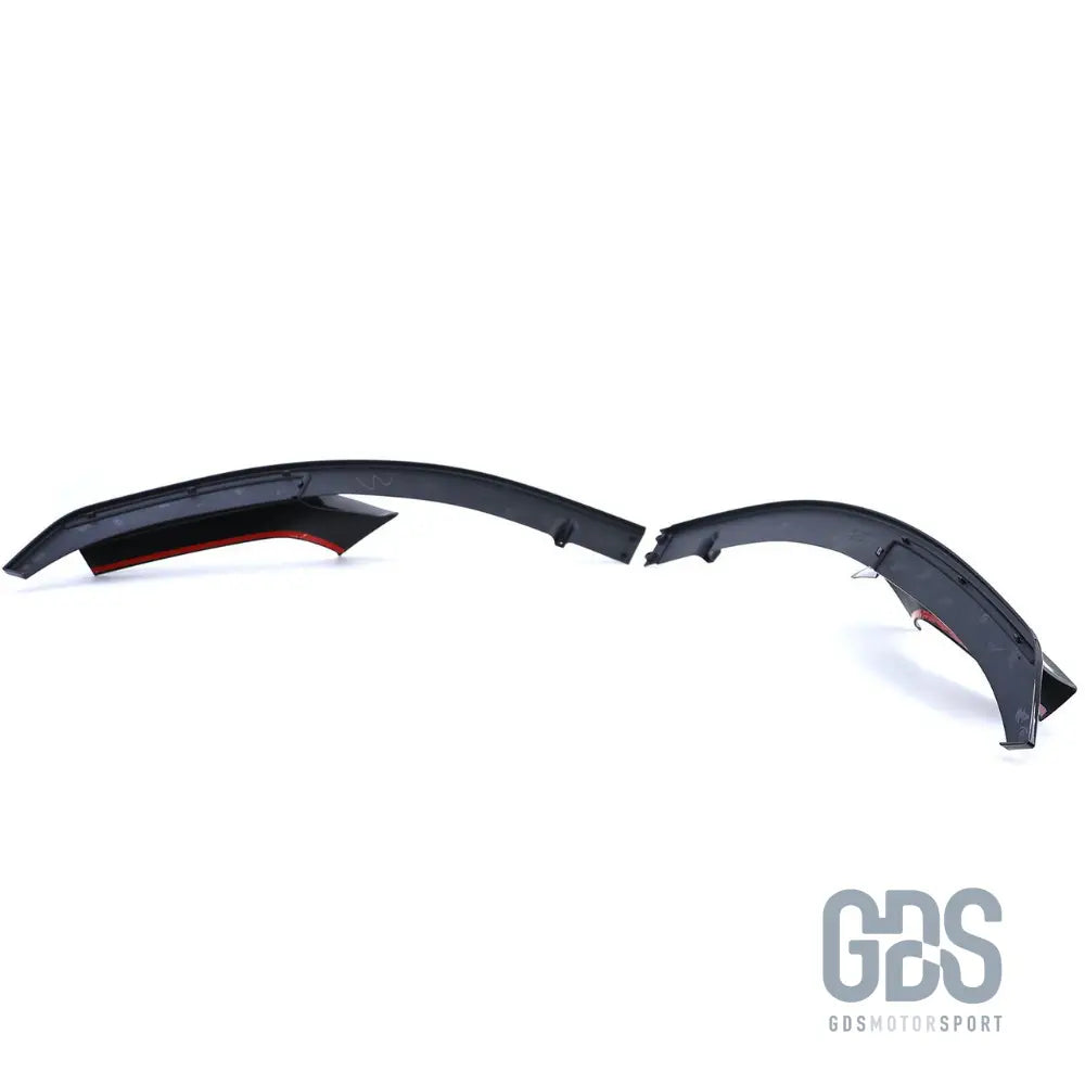 Lame avant style performance deux parties noir brillant pour pare-choc pack m bmw série 2 f22 f23