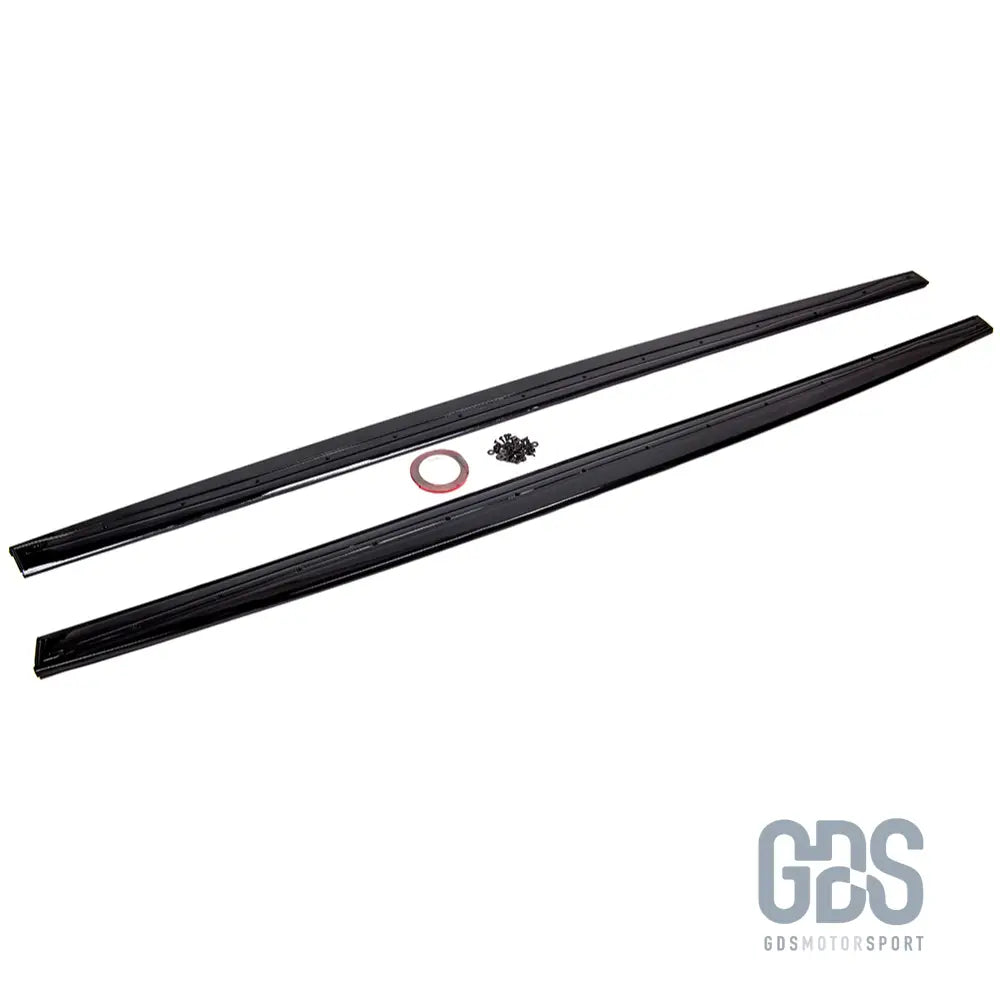 Lames de bas caisse m performance pour bmw f32/ f33/ f36 noir mate - bas