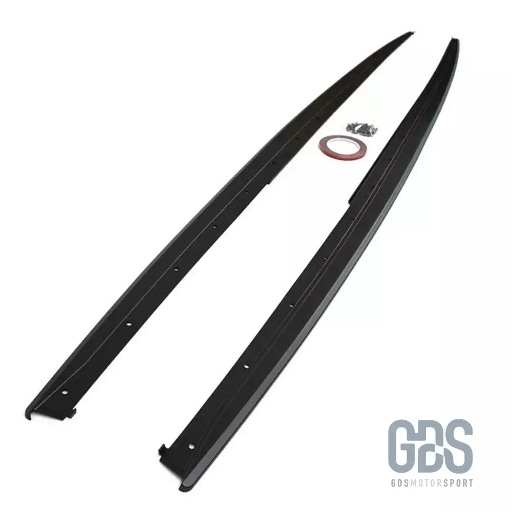 Lames de bas caisse m performance pour bmw série 1 f20 5 portes noir brillant - bas caisse