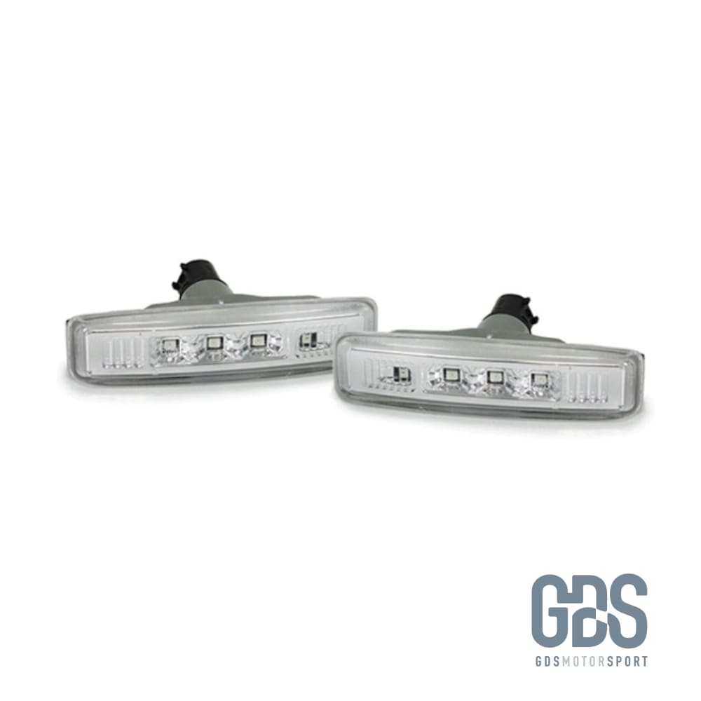 Pair de répétiteurs clignotants Blanc cristal LED pour BMW série 5 E39 - PHARES FEUX - GDS Motorsport