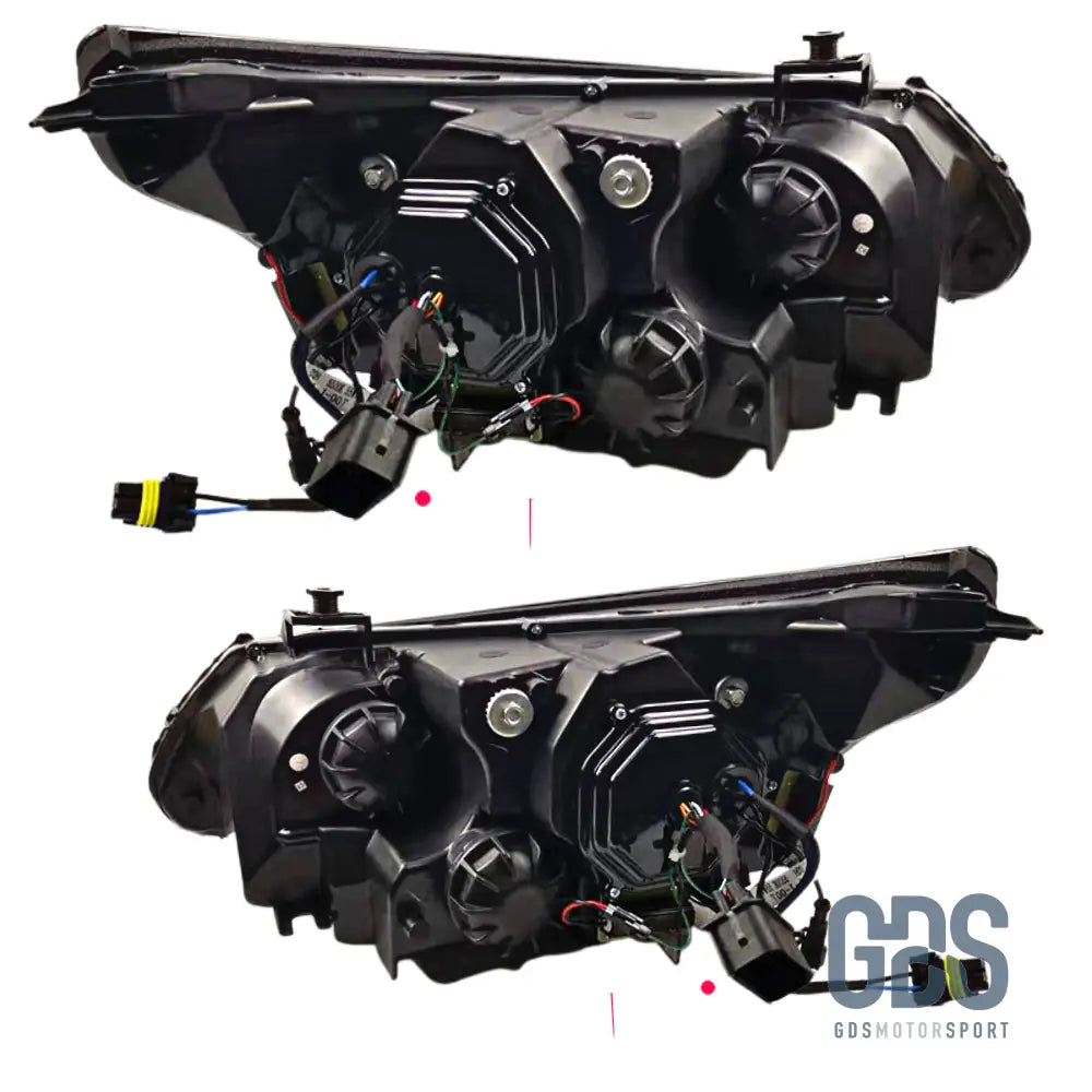 Phares avant Angel Eyes 3D BLANC BMW Série 5 E60 / E61 Phase 1 - PHARES FEUX - GDS Motorsport